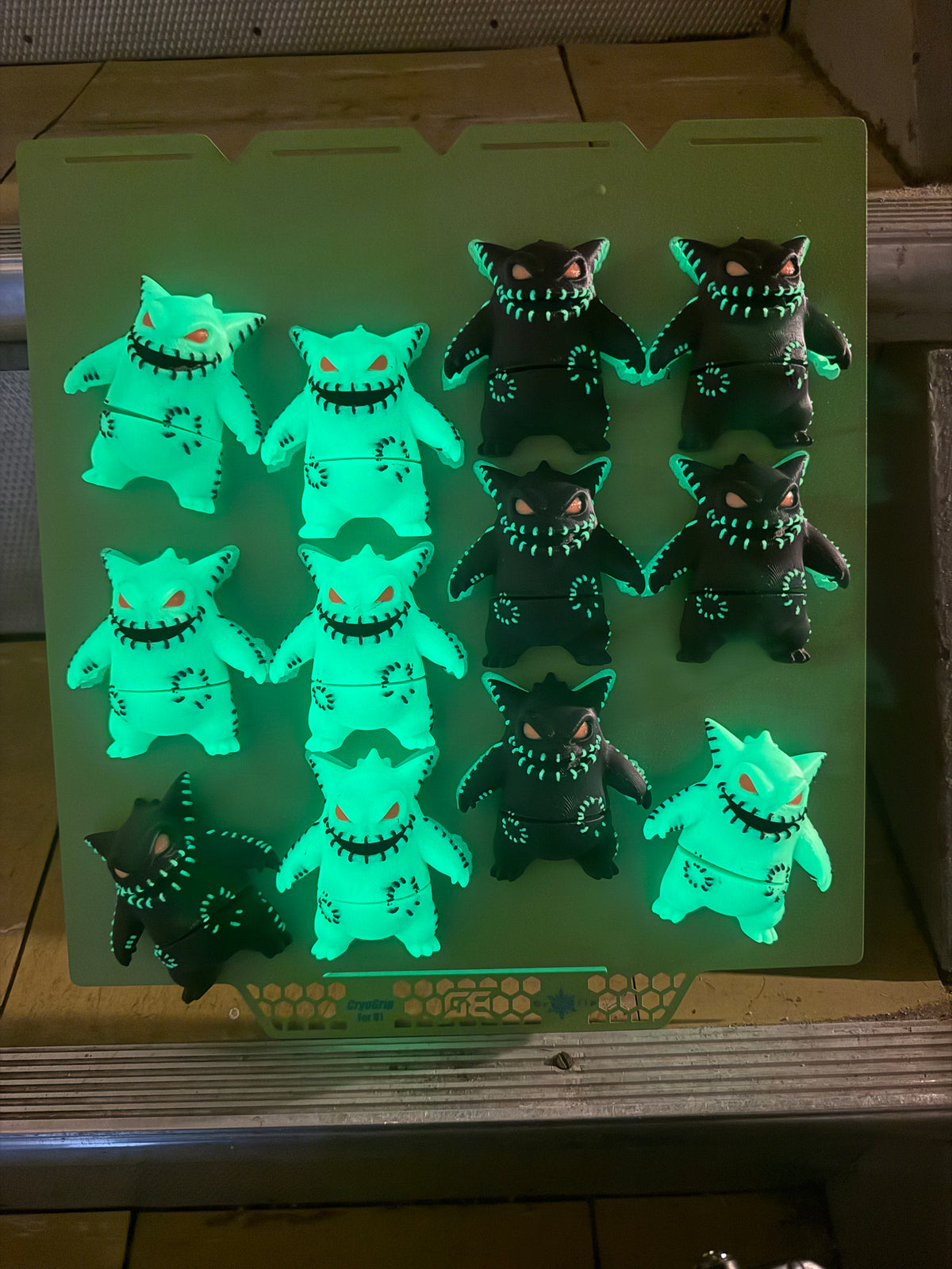 Oogie Boogie Gangar Mashup Flexi – Glow in the Dark Green, Magnetic