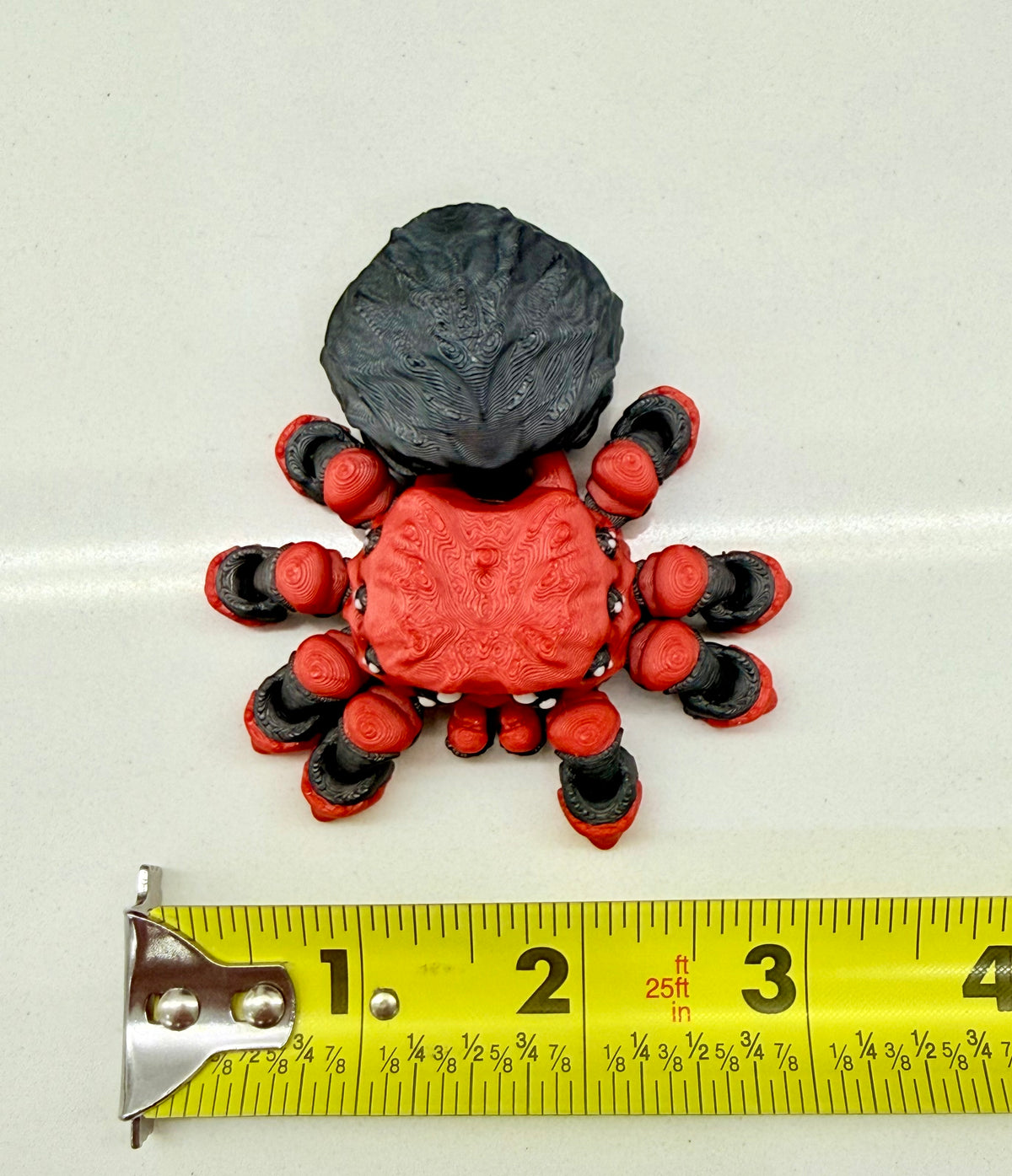 Jumping Spider Flexi – Red/Black/White, Magnetic