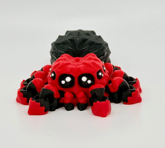 Jumping Spider Flexi – Red/Black/White, Magnetic
