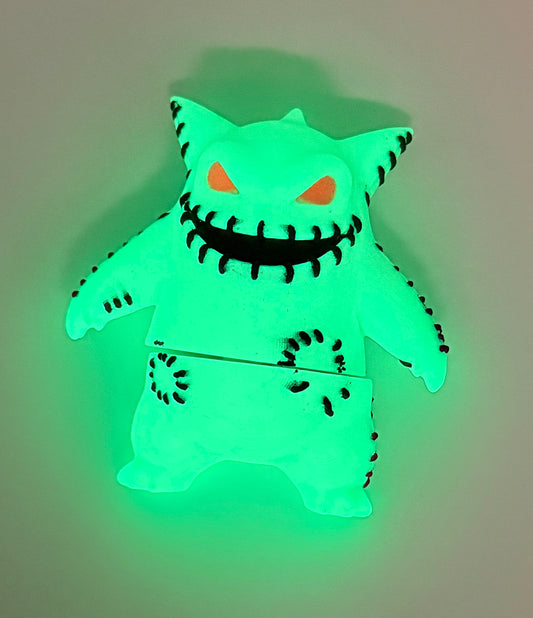 Oogie Boogie Gangar Mashup Flexi – Glow in the Dark Green, Magnetic