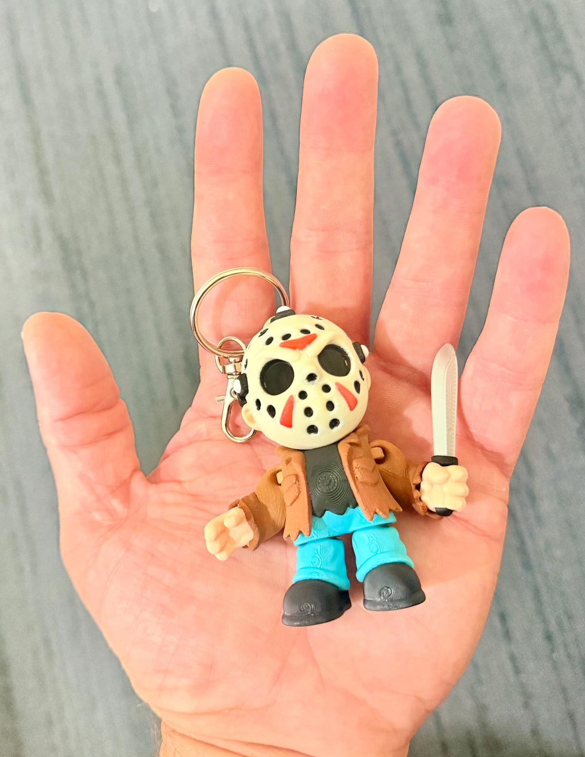 Jason V Flexi Keychain – Glow in the Dark Mask