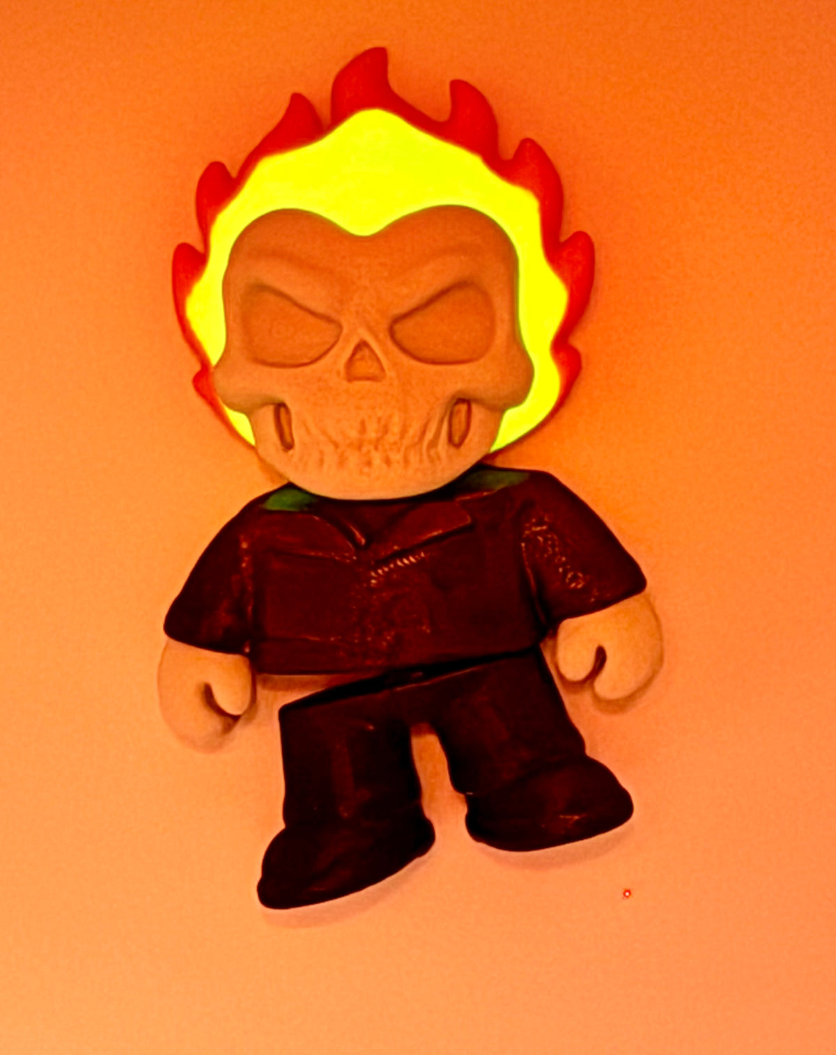 Ghost Rider Flexi – Glow in the Dark, Magnetic, 4” Tall