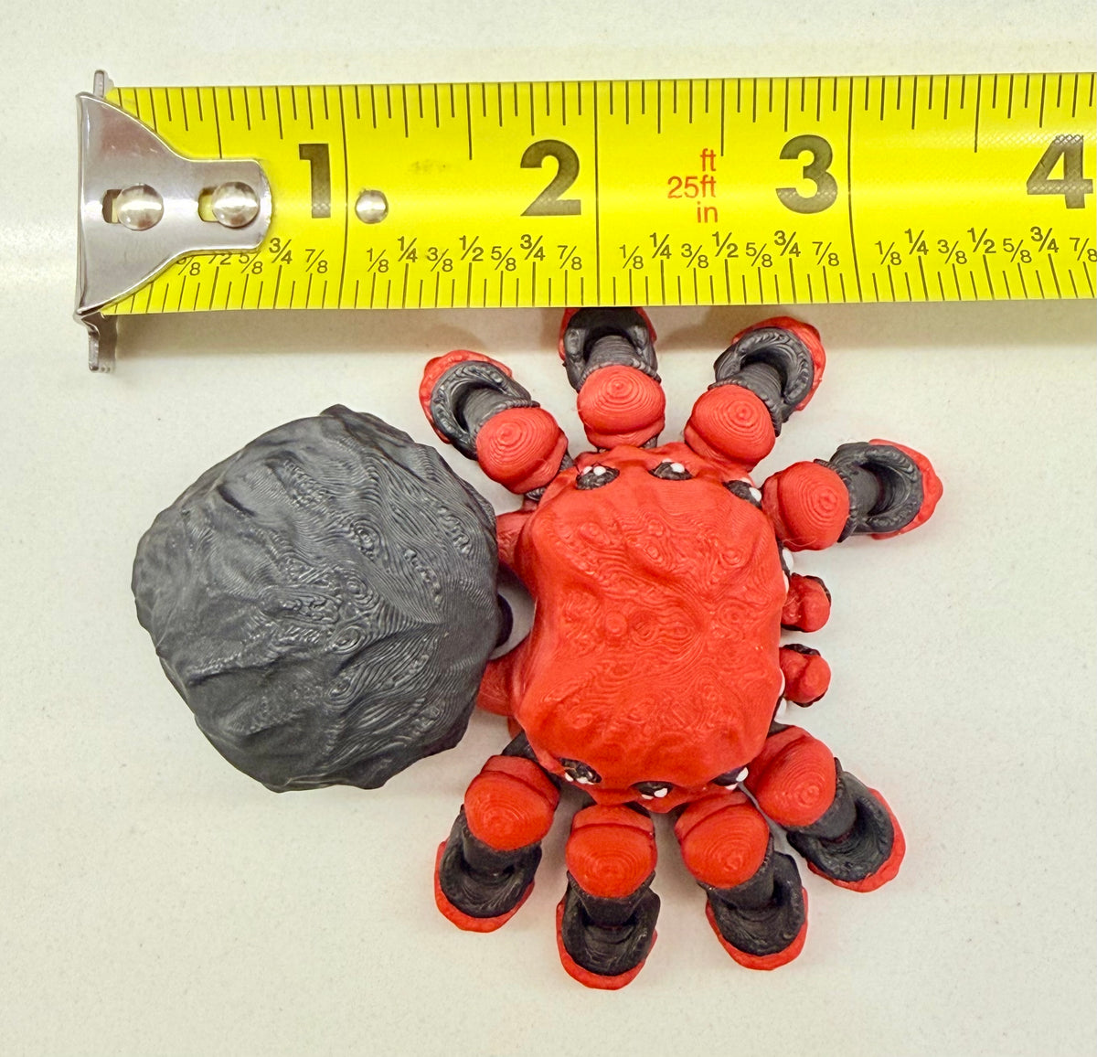 Jumping Spider Flexi – Red/Black/White, Magnetic