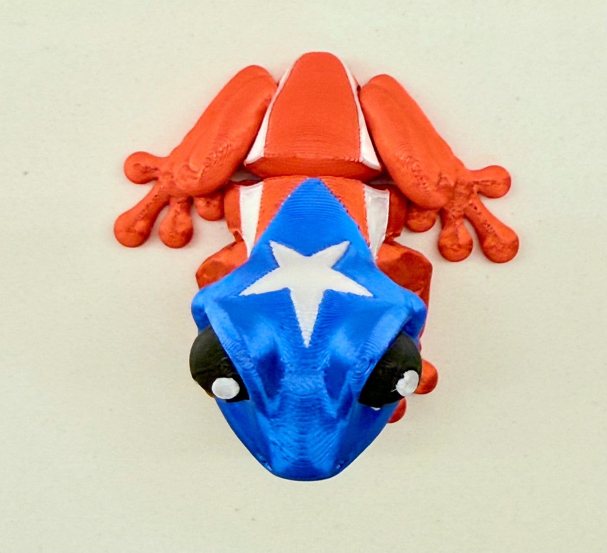 Puerto Rican Coquí Frog Flexi – Silk, Magnetic