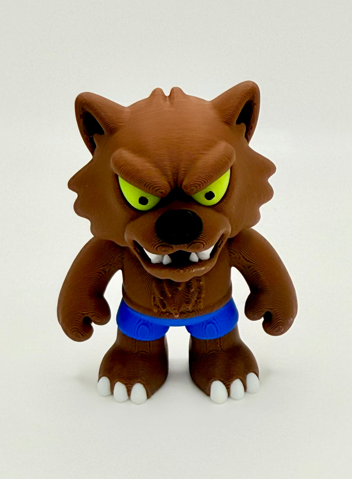 Werewolf Flexi – Glow Eyes, Magnetic, 3” Tall