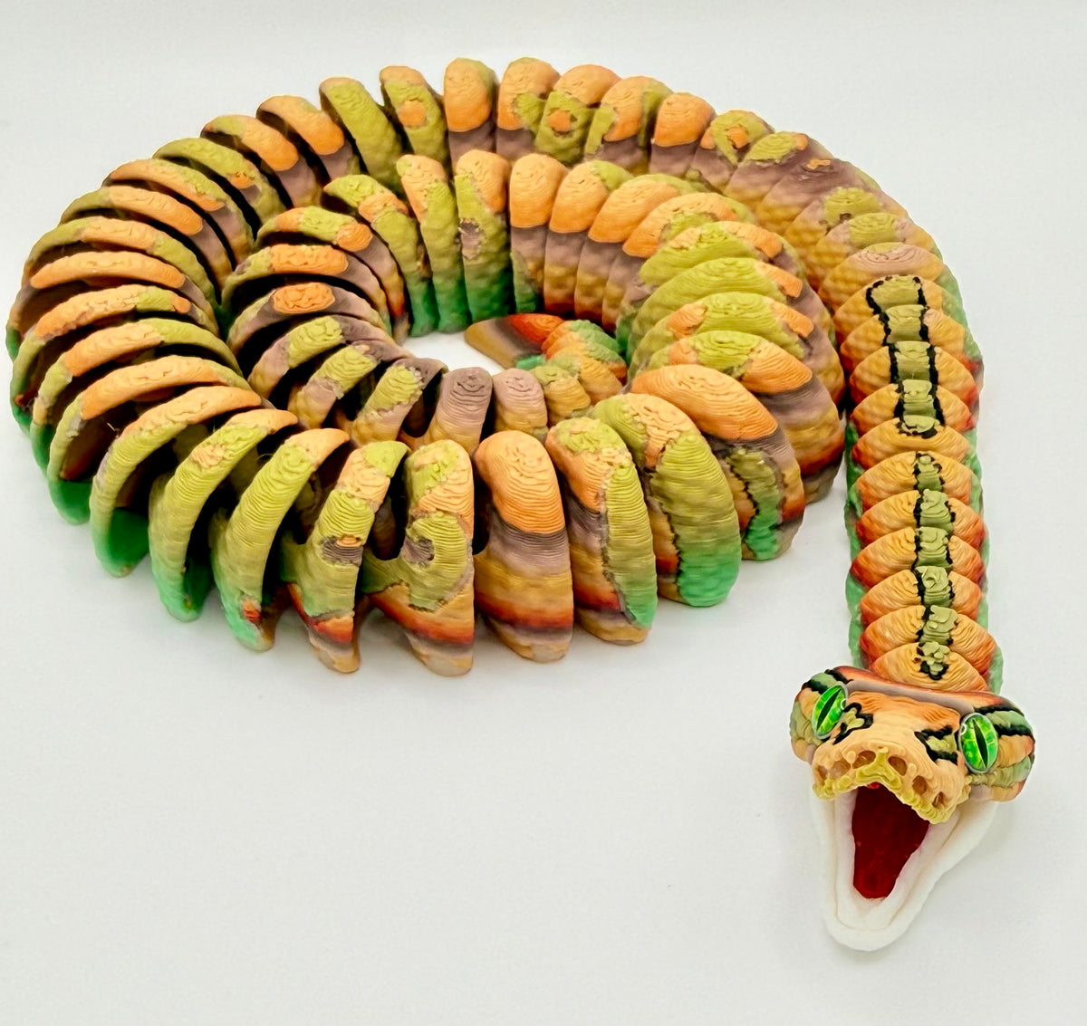 Ball Python Flexi – Brown Gradient UV Reactive, 20”