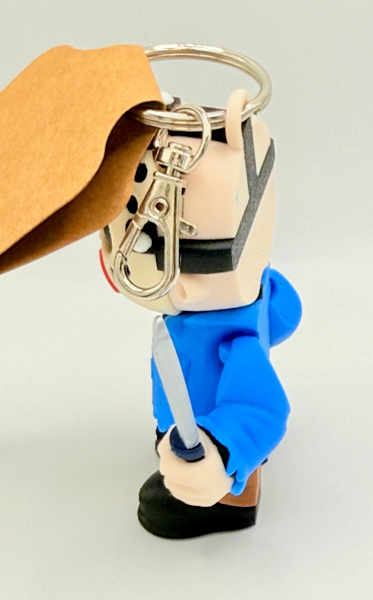 Jason Voorhees Flexi Keychain – Blue Jacket, Glow Mask