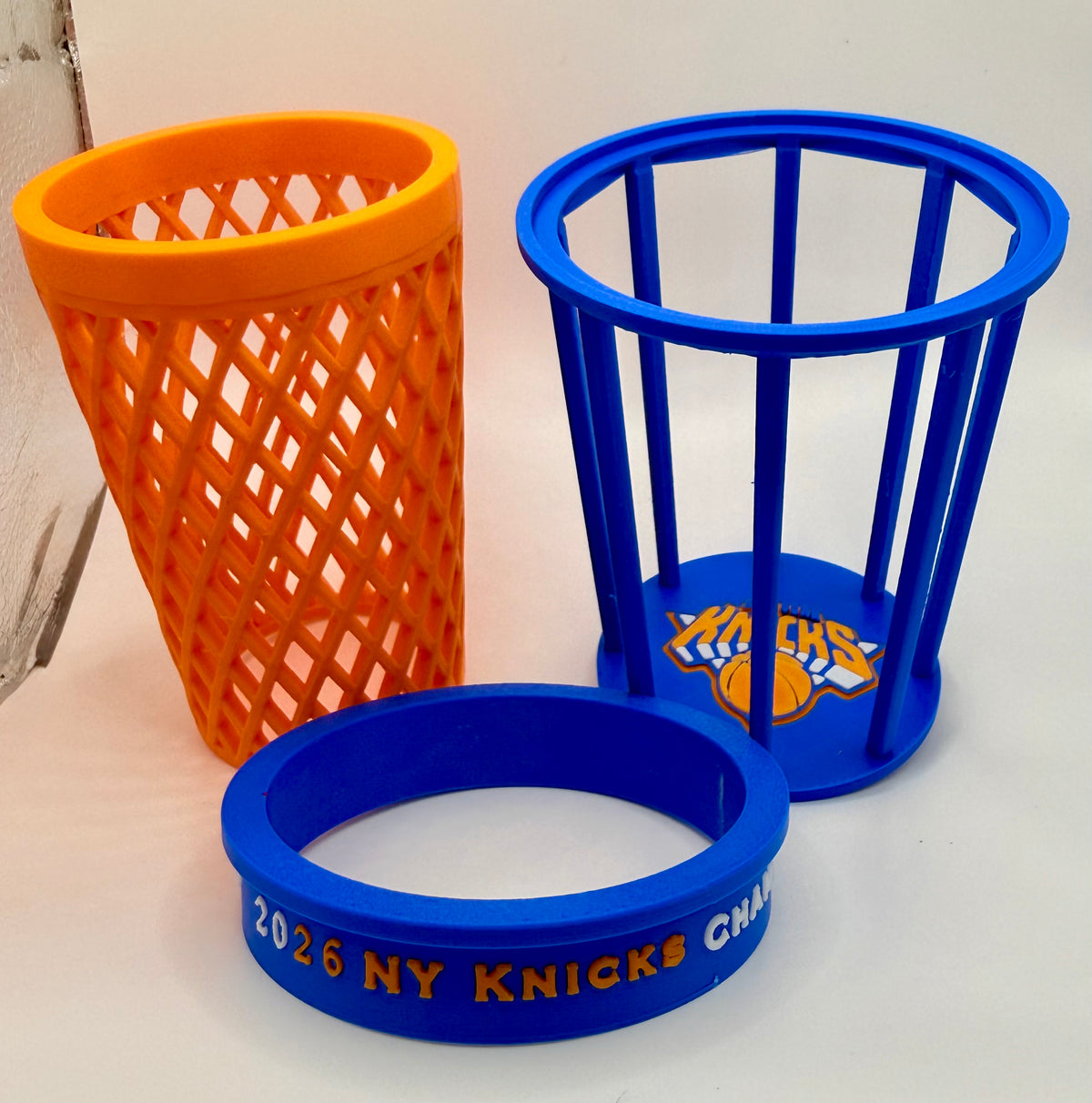 NY Knicks 2026 Championship Trash Can Pen Holder