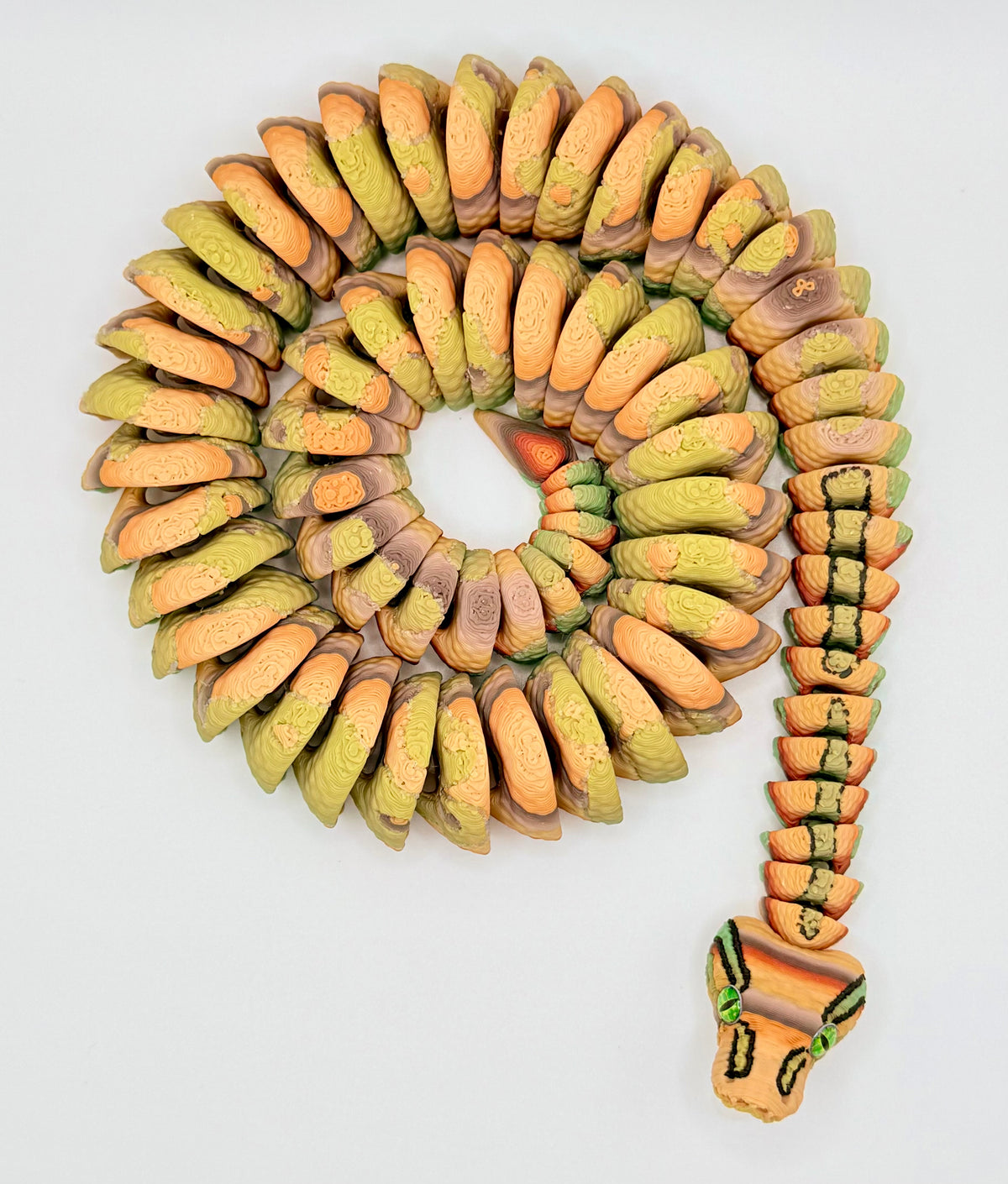 Ball Python Flexi – Brown Gradient UV Reactive, 20”