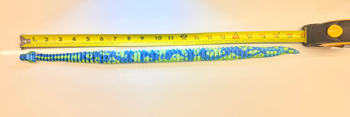 Ball Python Snake Flexi – Gradient, 20”, Jaw Opens