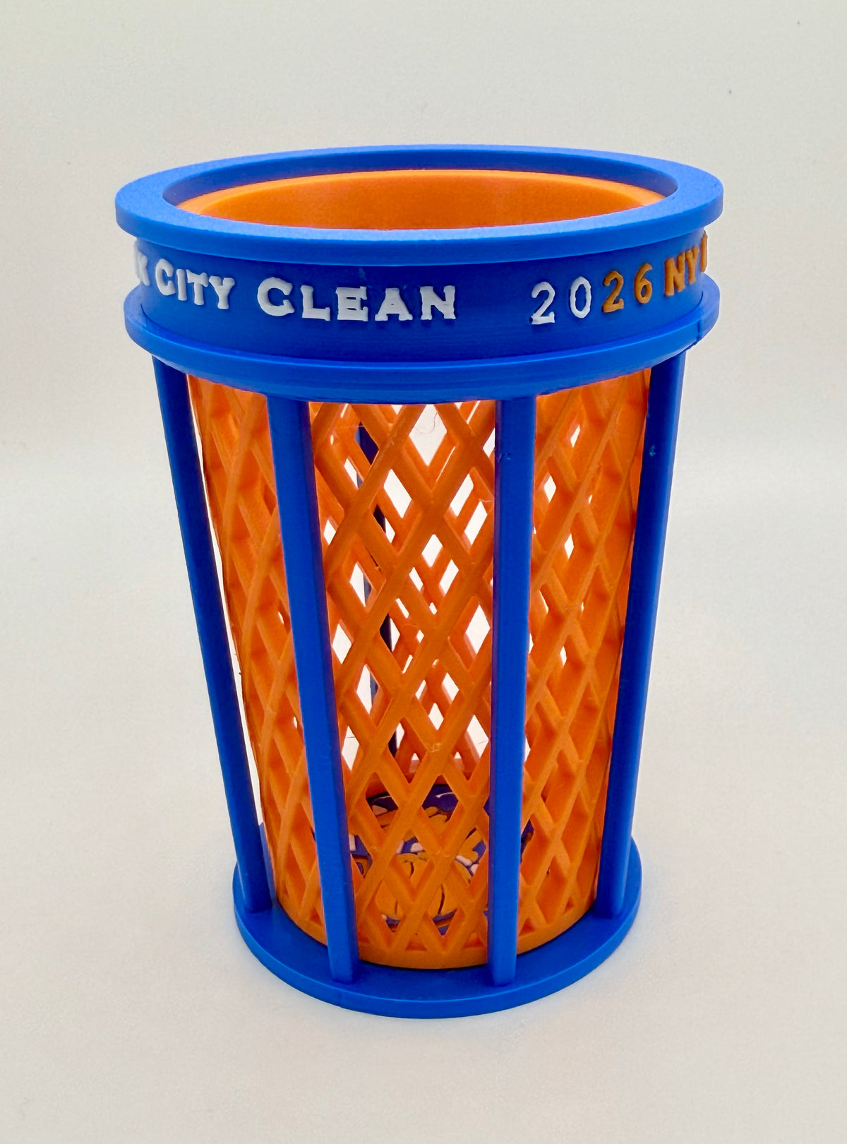 NY Knicks 2026 Championship Trash Can Pen Holder