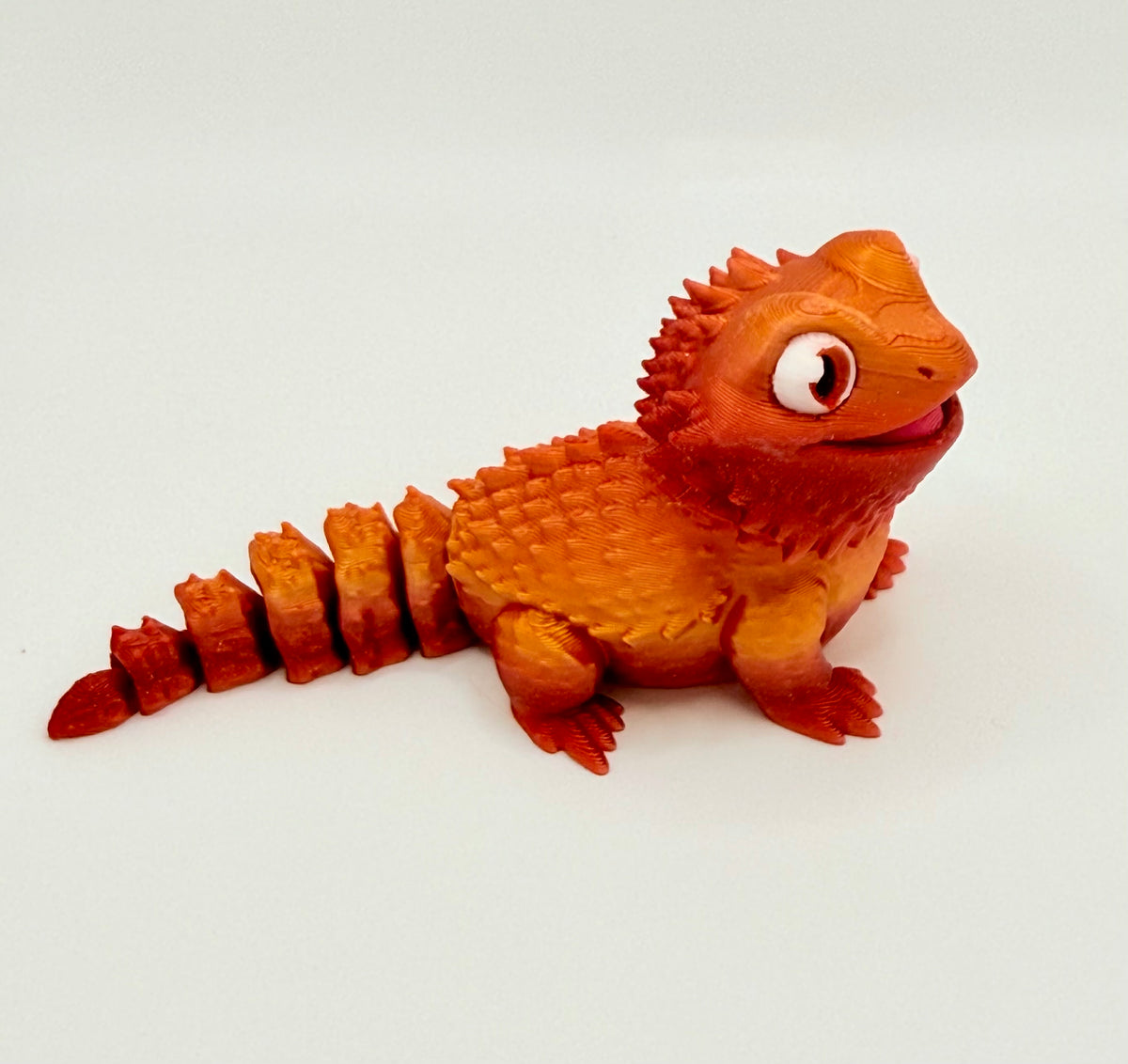 Bearded Dragon Flexi – Silky Red, Rotating Head