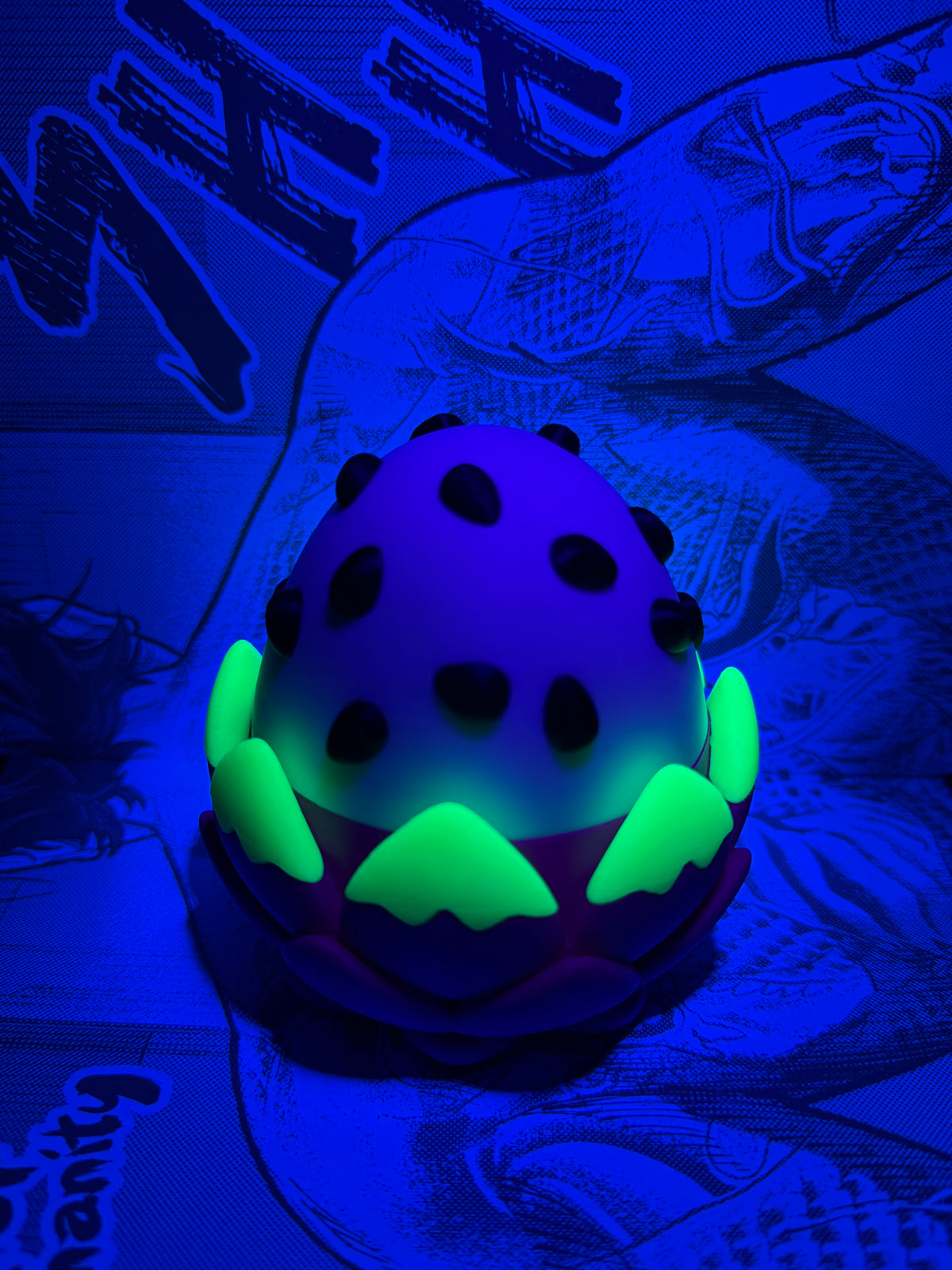Baby Dragon fruit with egg Glow