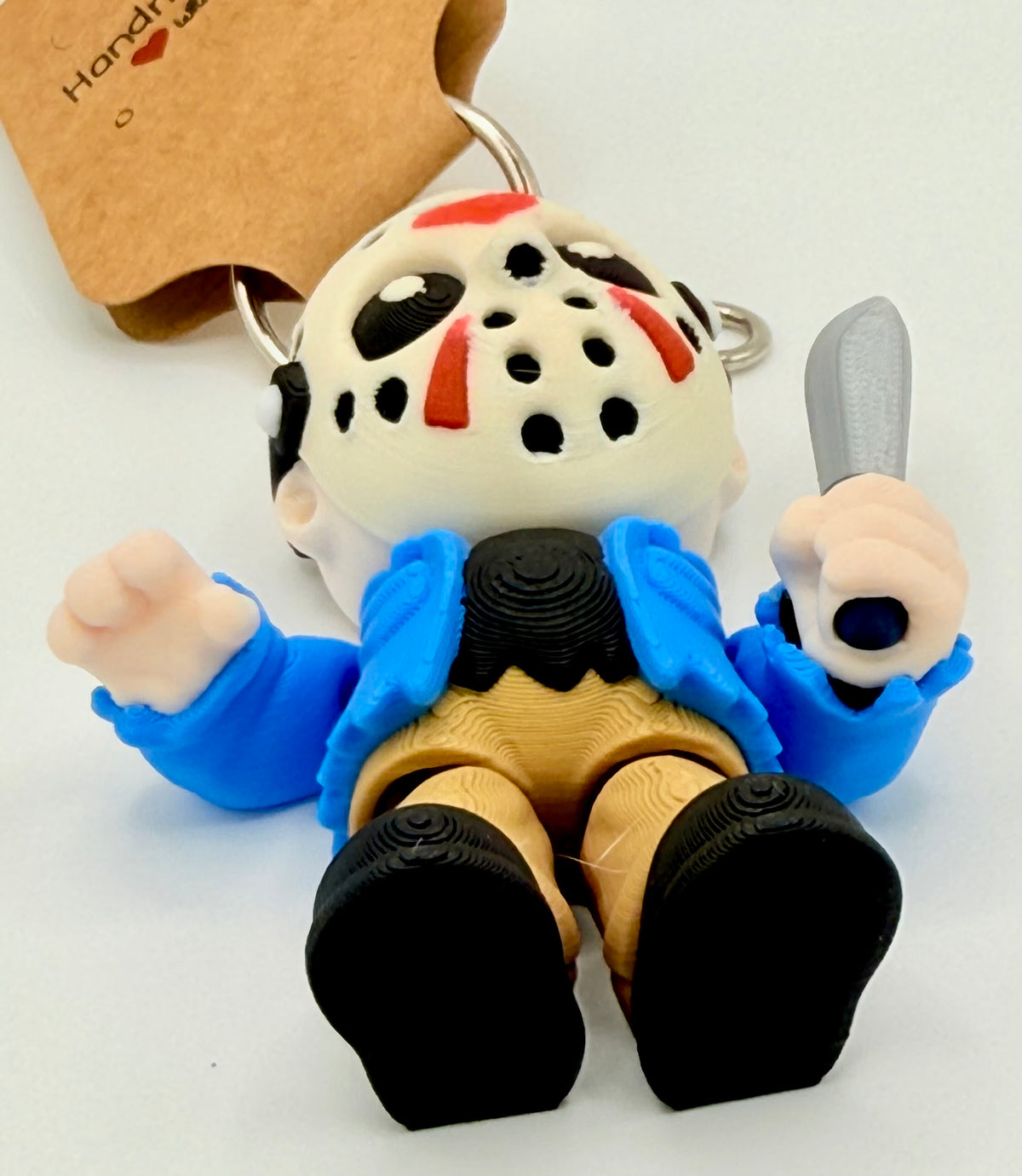 Jason Voorhees Flexi Keychain – Blue Jacket, Glow Mask