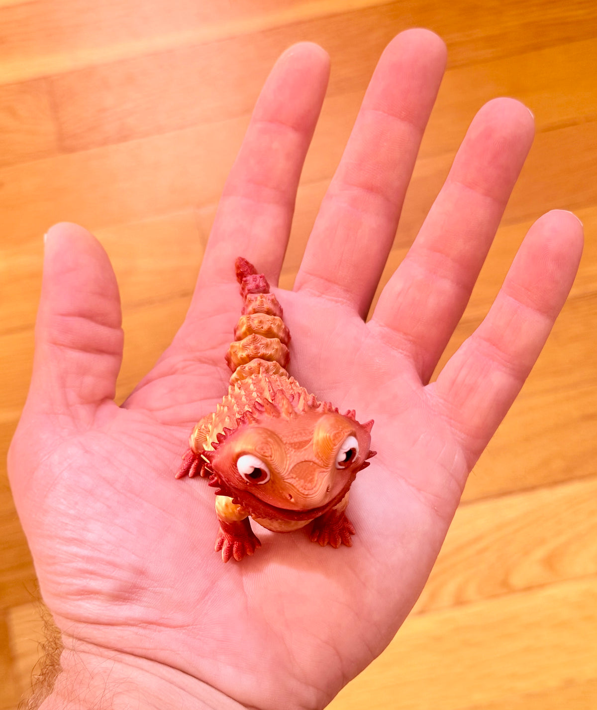 Bearded Dragon Flexi – Silky Red, Rotating Head