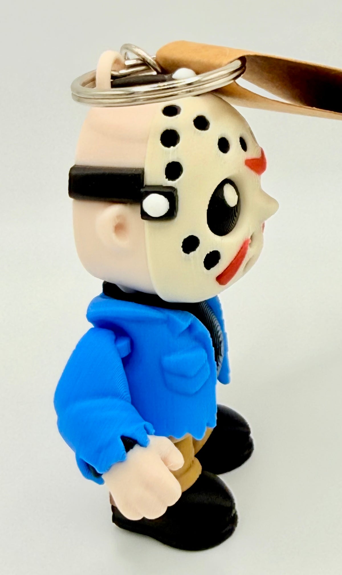Jason Voorhees Flexi Keychain – Blue Jacket, Glow Mask