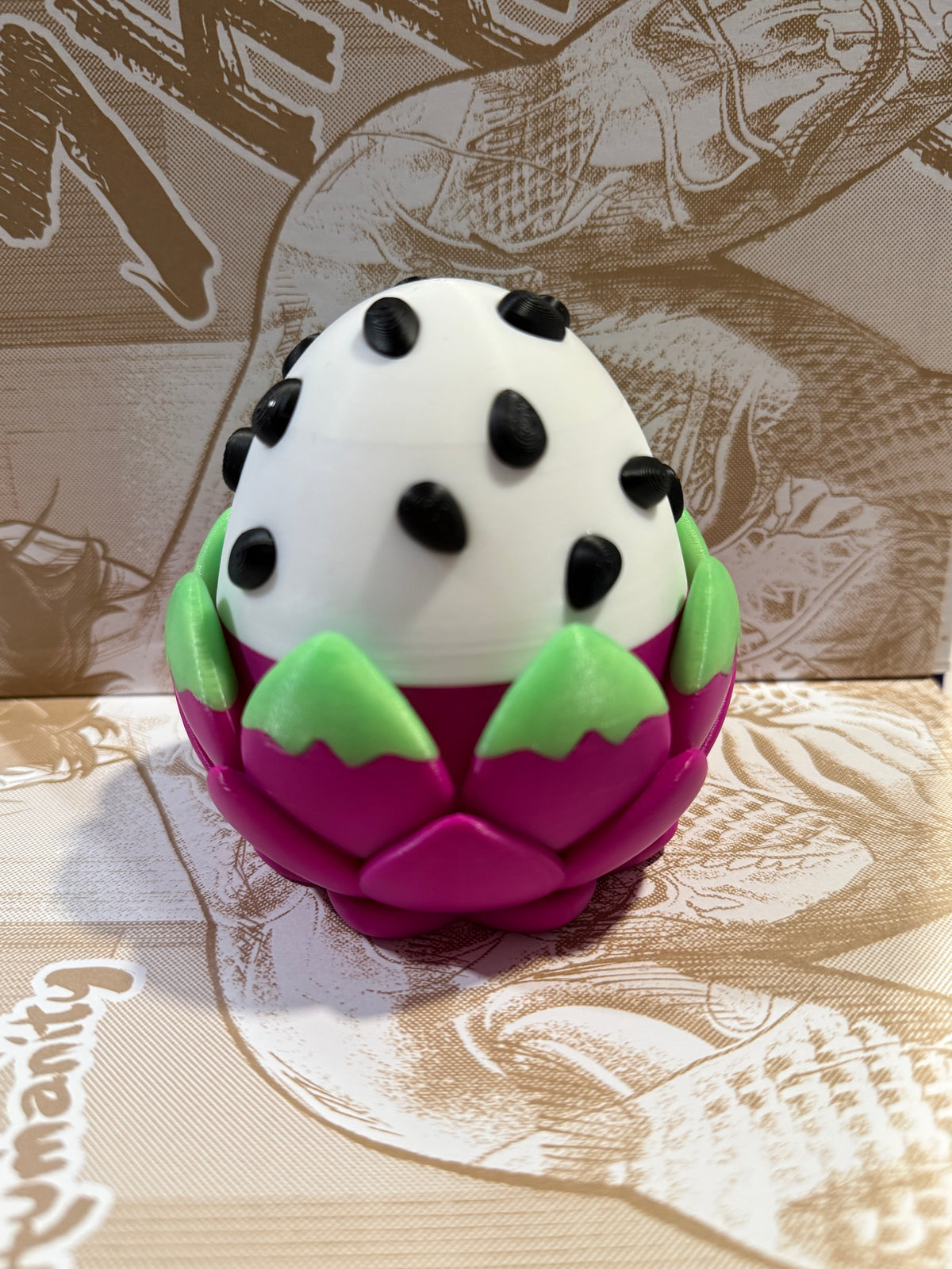 Baby Dragon fruit with egg Glow