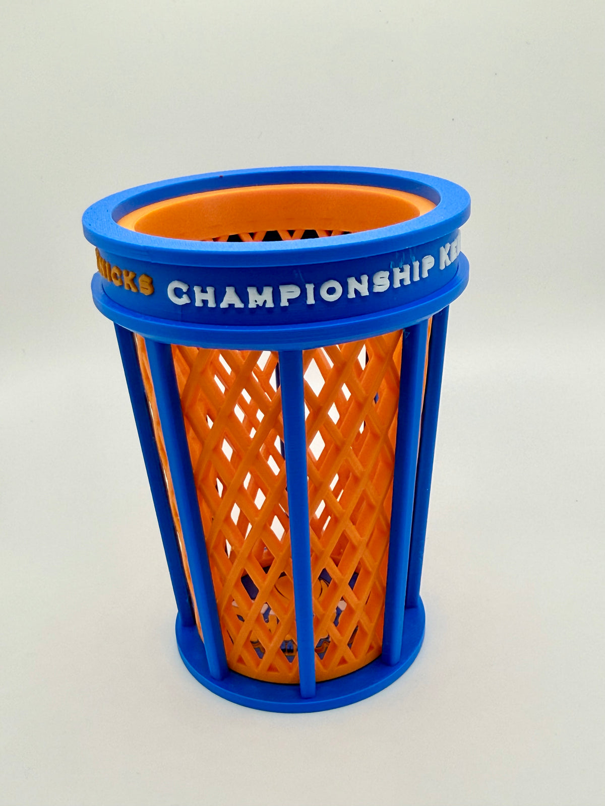 NY Knicks 2026 Championship Trash Can Pen Holder