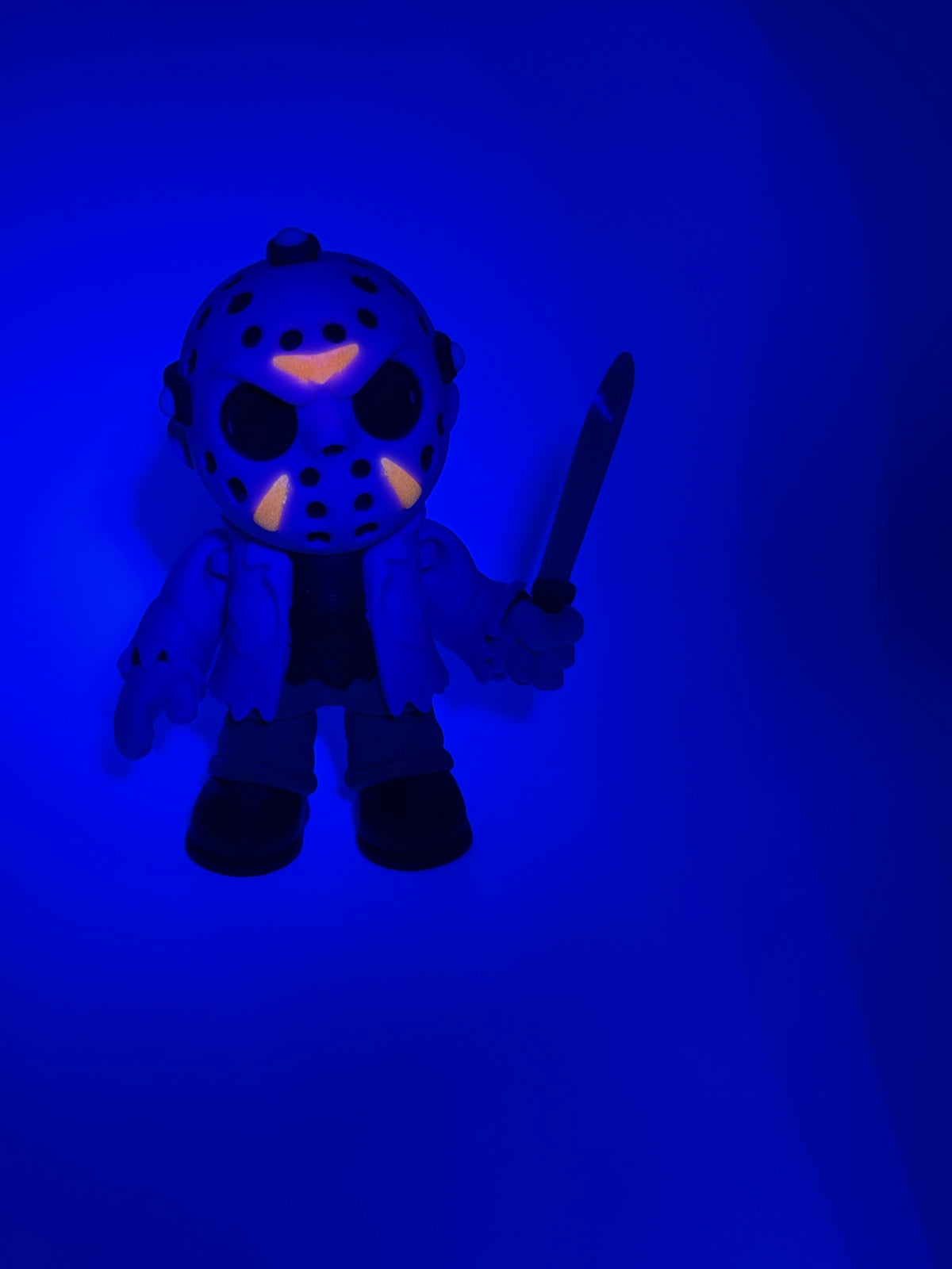 Jason Voorhees Flexi Keychain – Blue Jacket, Glow Mask