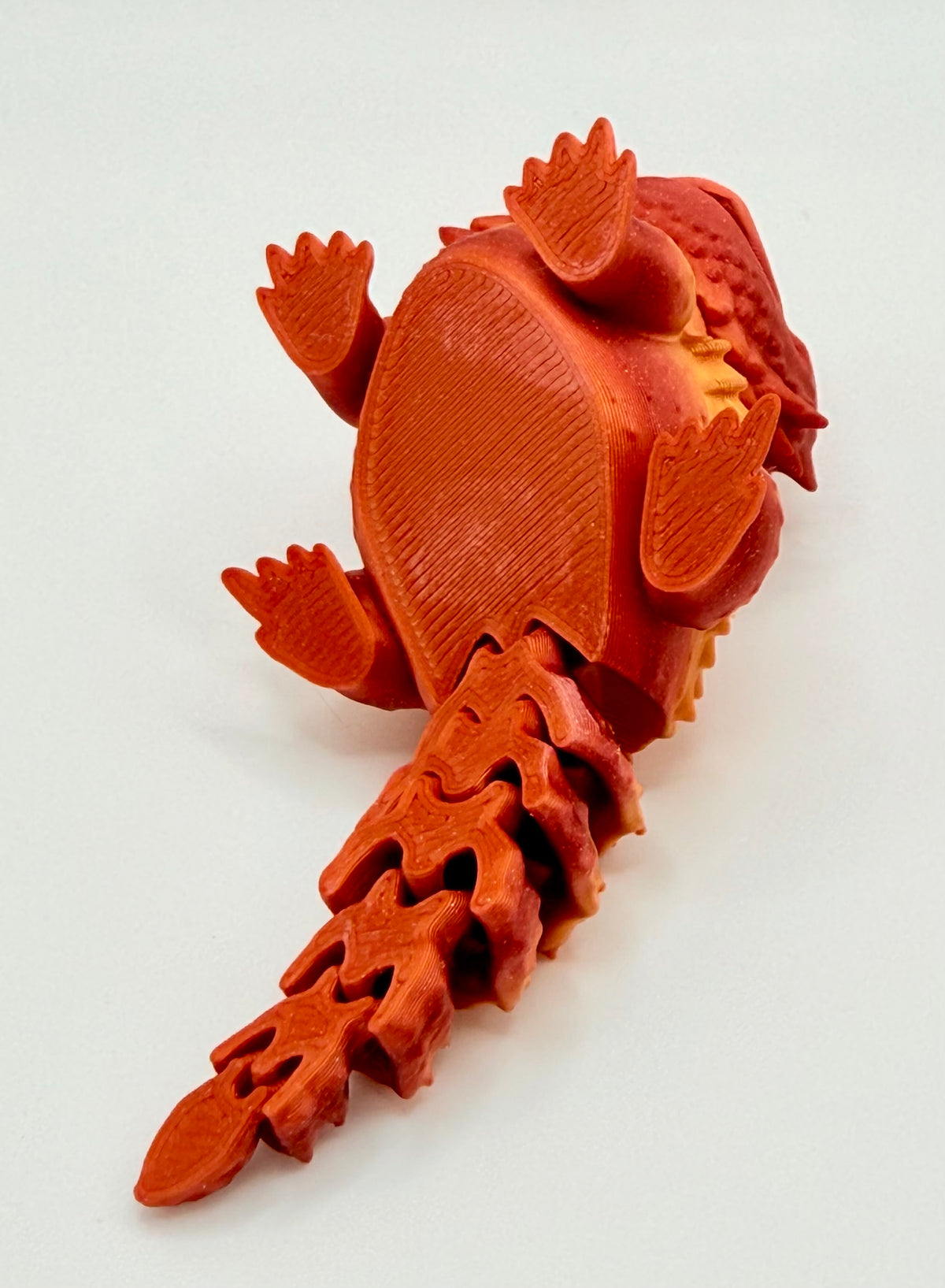 Bearded Dragon Flexi – Silky Red, Rotating Head