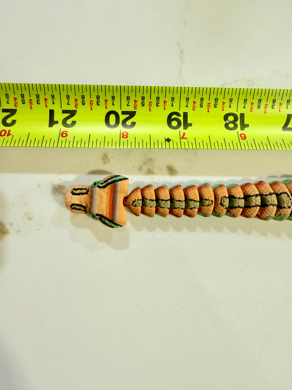 Ball Python Flexi – Brown Gradient UV Reactive, 20”