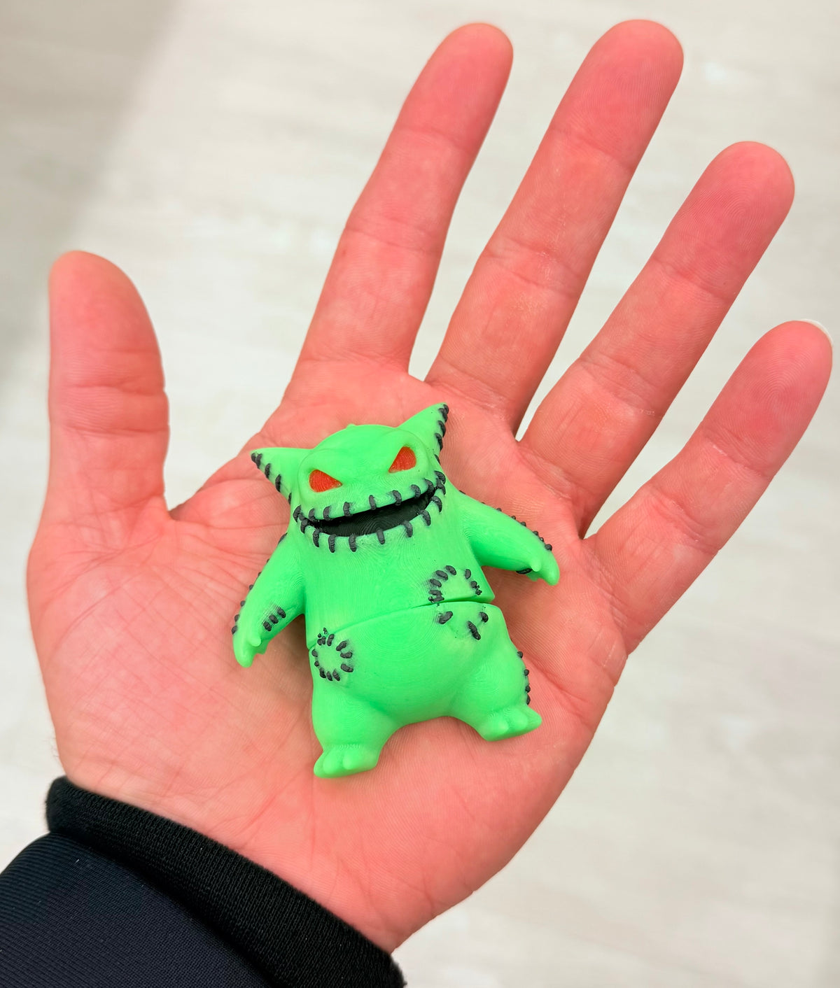 Oogie Boogie Gangar Mashup Flexi – Glow in the Dark Green, Magnetic