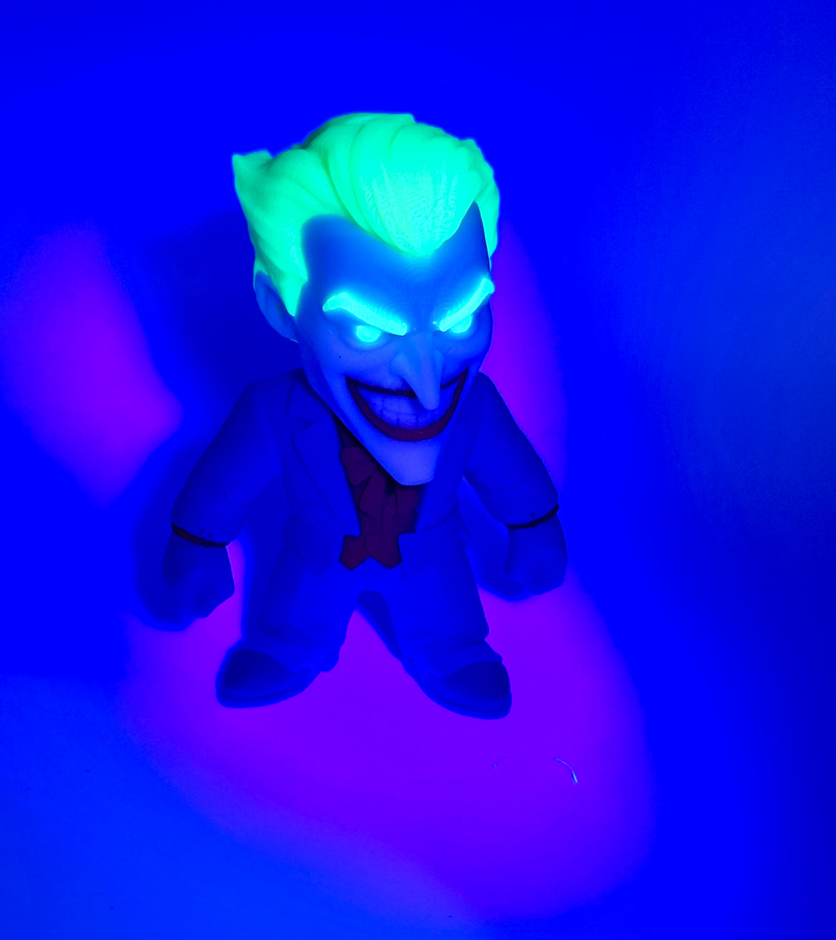 Joker Flexi – Glow in the Dark, Magnetic, 3” Tall