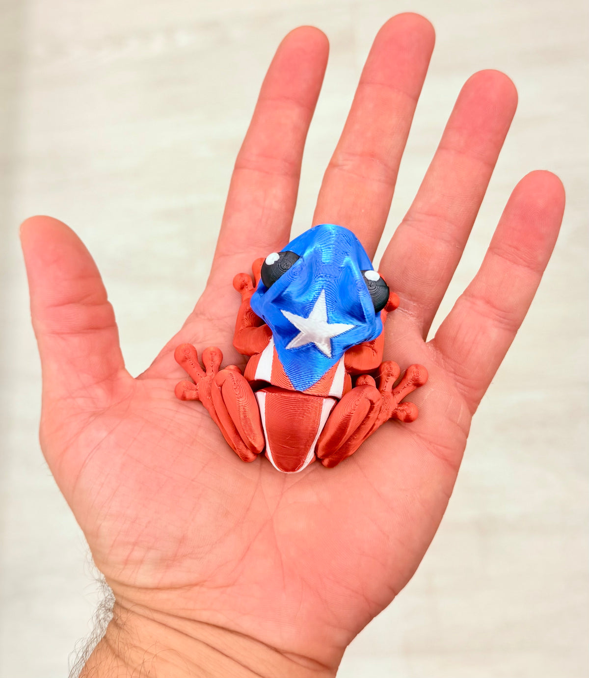 Puerto Rican Coquí Frog Flexi – Silk, Magnetic