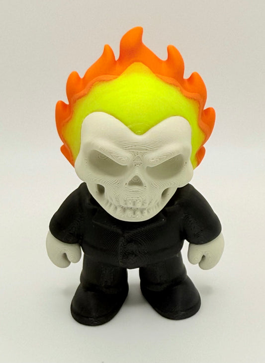 Ghost Rider Flexi – Glow in the Dark, Magnetic, 4” Tall