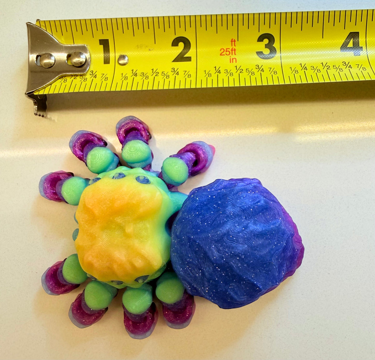 Jumping Spider Flexi – Galaxy Glow Rainbow, Magnetic