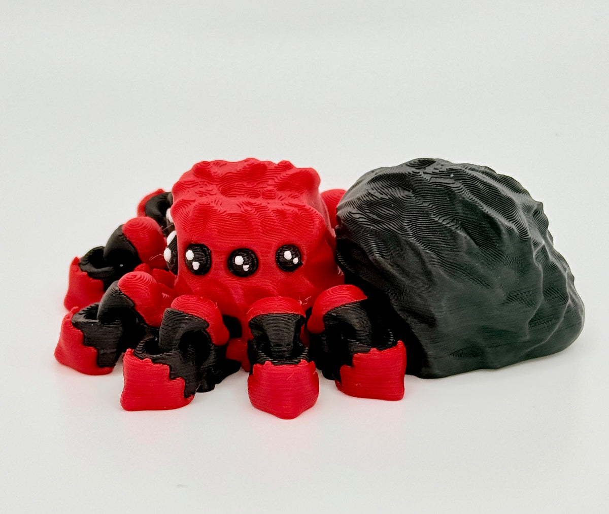 Jumping Spider Flexi – Red/Black/White, Magnetic