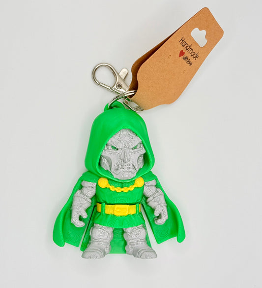 Dr Doom Flexi Keychain – 3” Tall