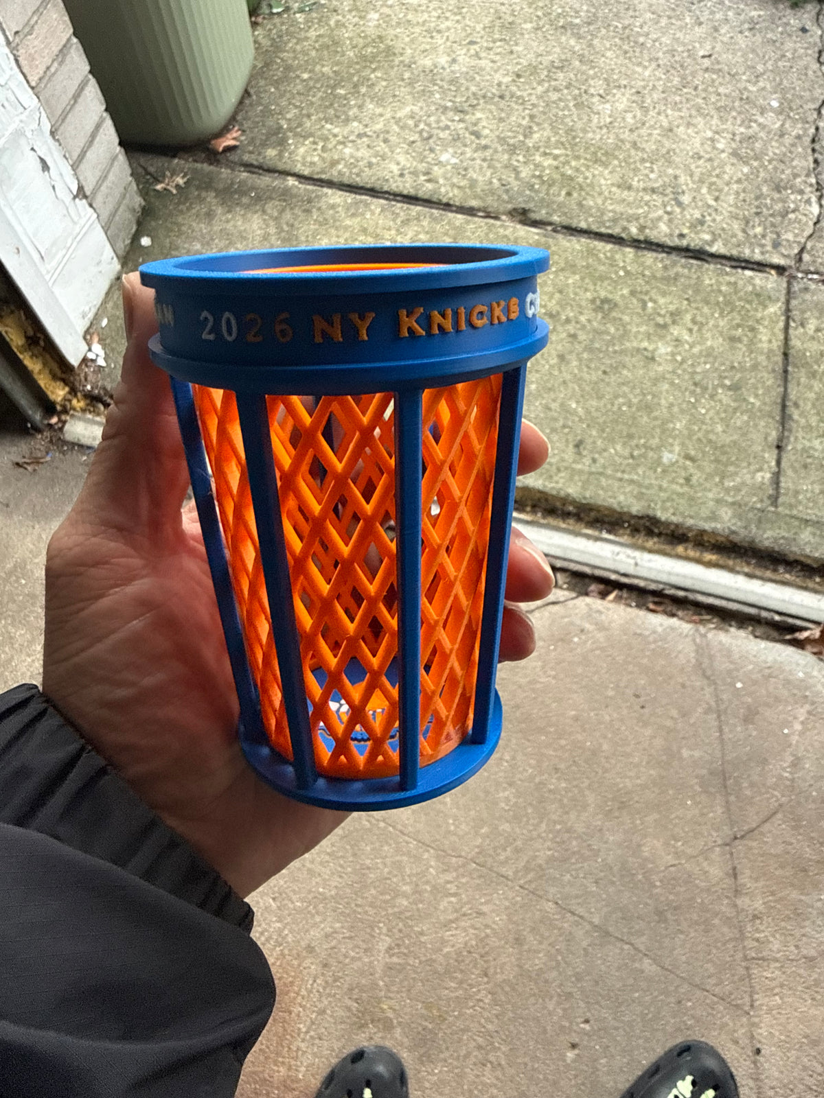 NY Knicks 2026 Championship Trash Can Pen Holder