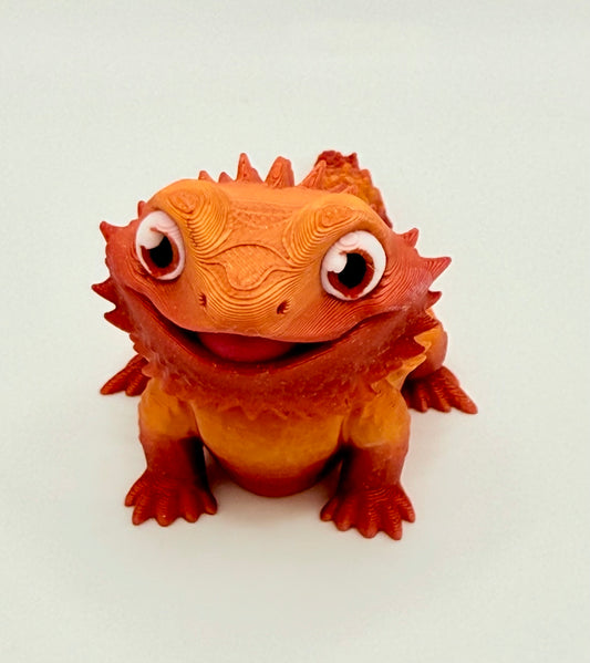 Bearded Dragon Flexi – Silky Red, Rotating Head