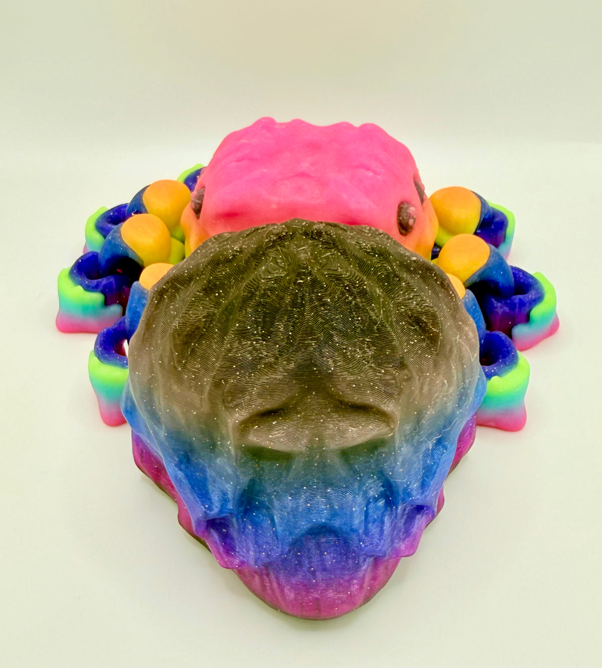 Large Jumping Spider Flexi – Glow in the Dark, 10 Magnets