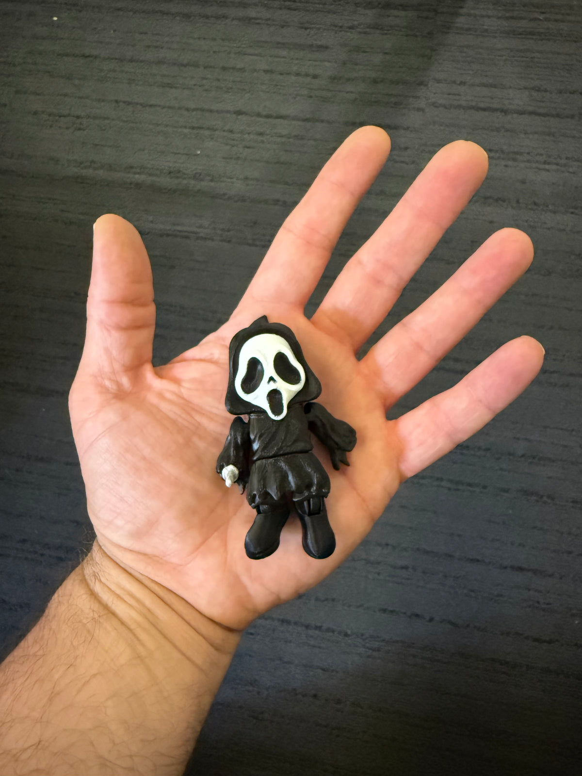 Ghost Face Flexi – Black/White/Silver, Magnetic