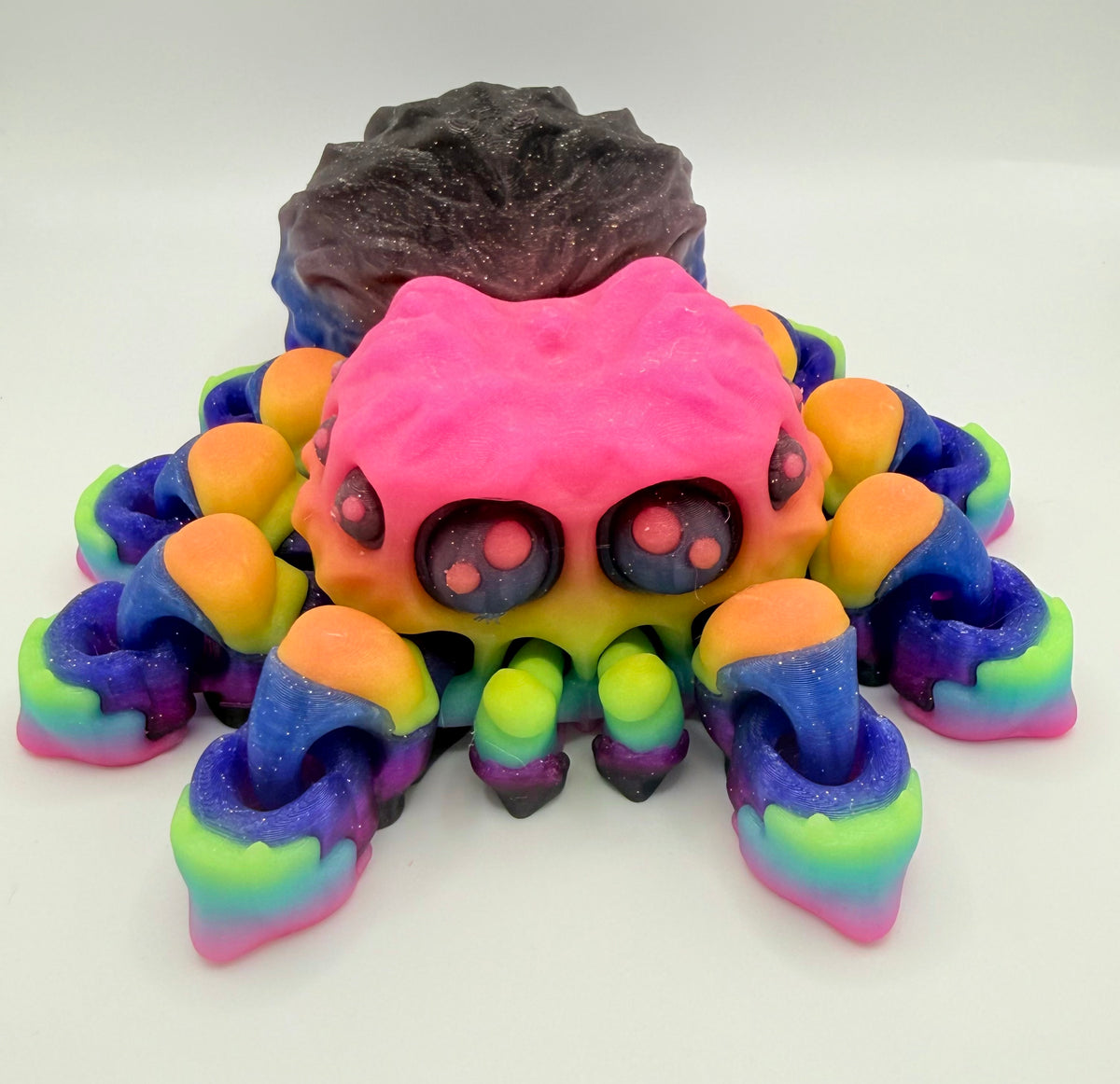 Large Jumping Spider Flexi – Glow in the Dark, 10 Magnets