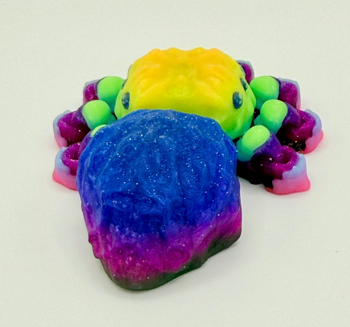 Jumping Spider Flexi – Galaxy Glow Rainbow, Magnetic