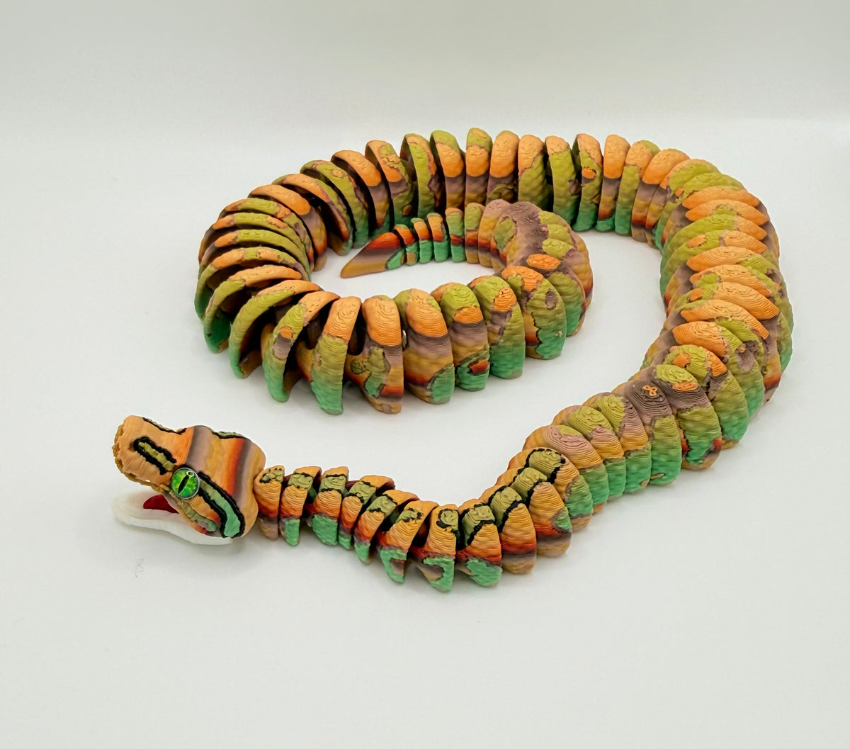 Ball Python Flexi – Brown Gradient UV Reactive, 20”