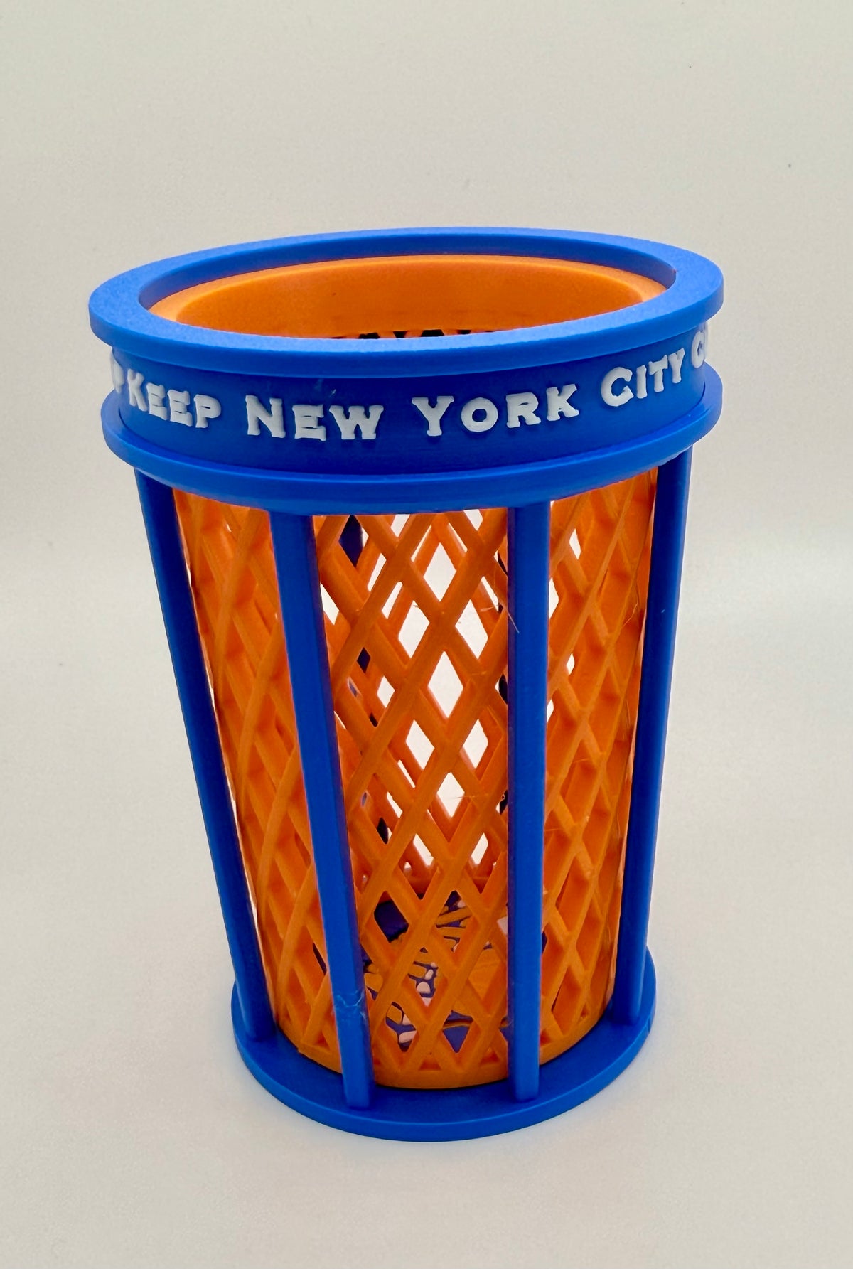 NY Knicks 2026 Championship Trash Can Pen Holder