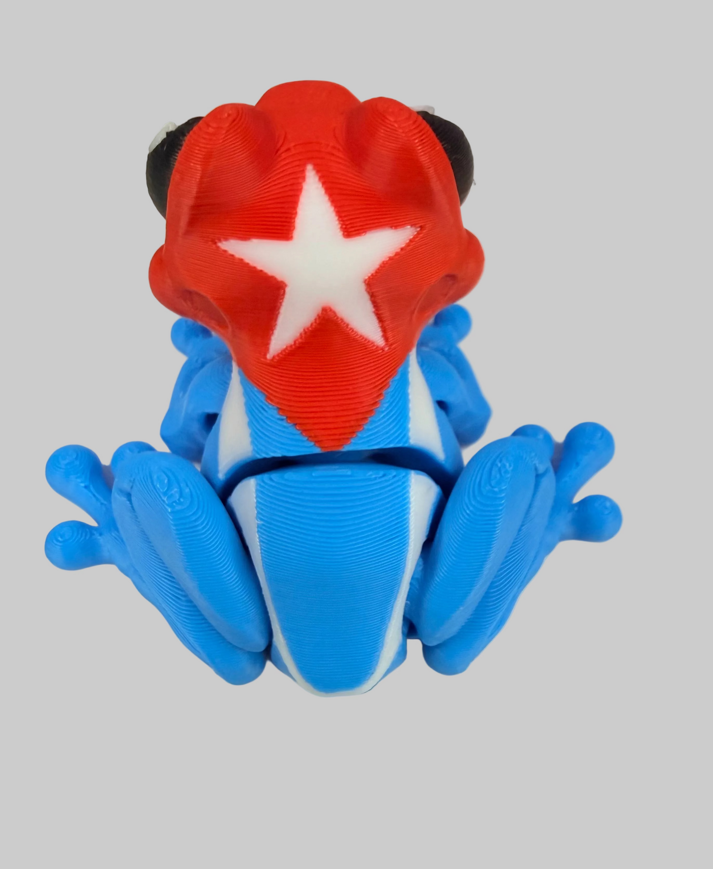 Coquí Frog Flexi – Cuban Flag, Magnetic