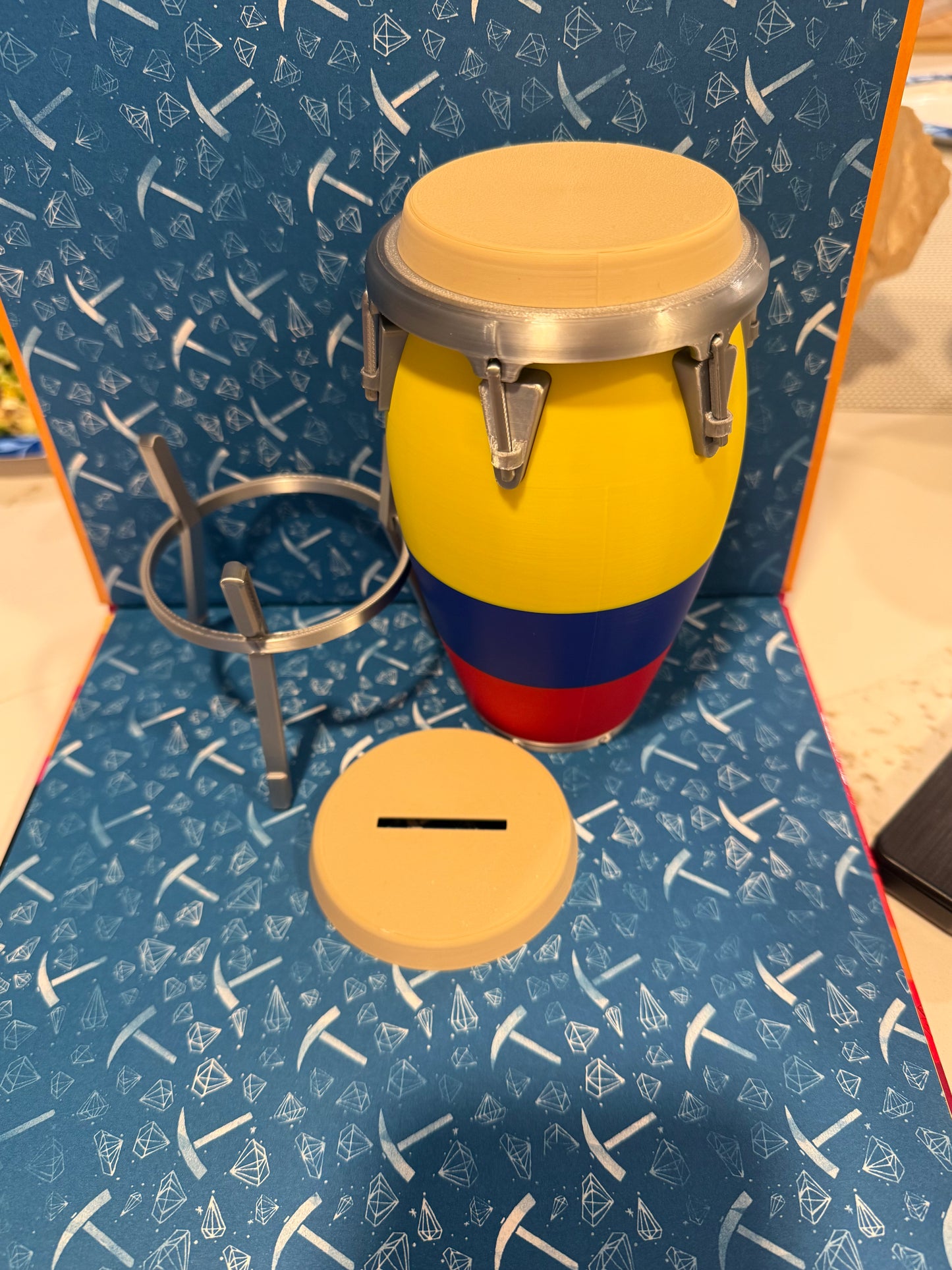 Colombian conga piggy bank
