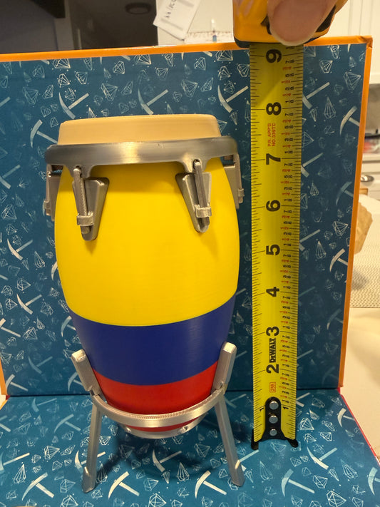 Colombian conga piggy bank