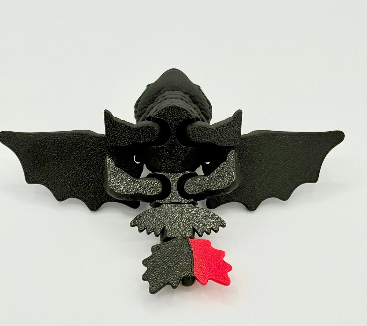Toothless How to train your Dragons with glowing eyes