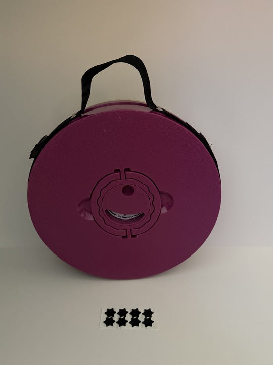 XL Collapsible Stools Purple/Yellow